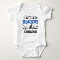 Future Ice Hockey Star Personalisiert Kids T - Shi