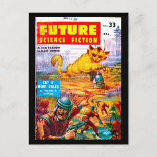 Future June 1957_Pulp Art Postkarte