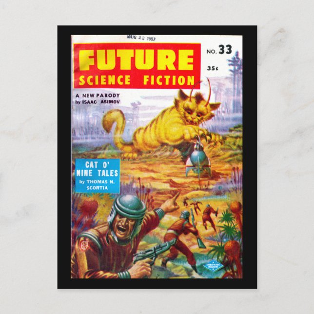 Future June 1957_Pulp Art Postkarte (Vorderseite)