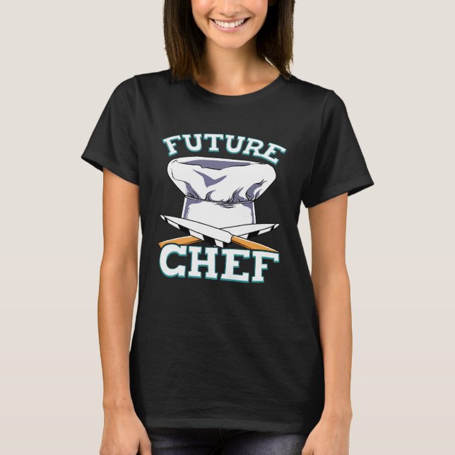 Future Koch Shirt Schulung Beruflich Cook Kitchen (Vorderseite)