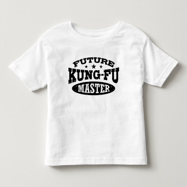 Future Kung Fu Master Kleinkind T-shirt (Vorderseite)