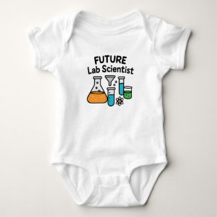 Future Lab Scientist Baby Bodysuit mit Bechern  Strampler