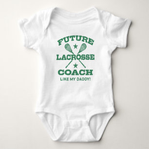 Future Lacrosse Coach wie mein Vater Baby Strampler