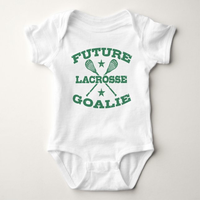 Future Lacrosse Goalie Baby Strampler (Vorderseite)