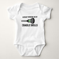 Future Lacrosse Player Baby Funny Cradle Skills Bb