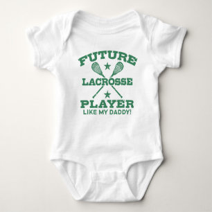 Future Lacrosse Player wie mein Vater Baby Strampler