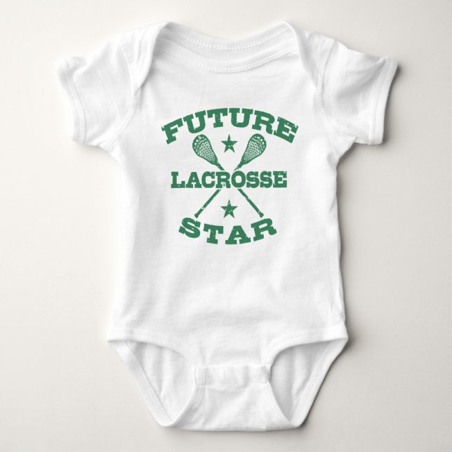 Future Lacrosse Star Baby Strampler (Vorderseite)