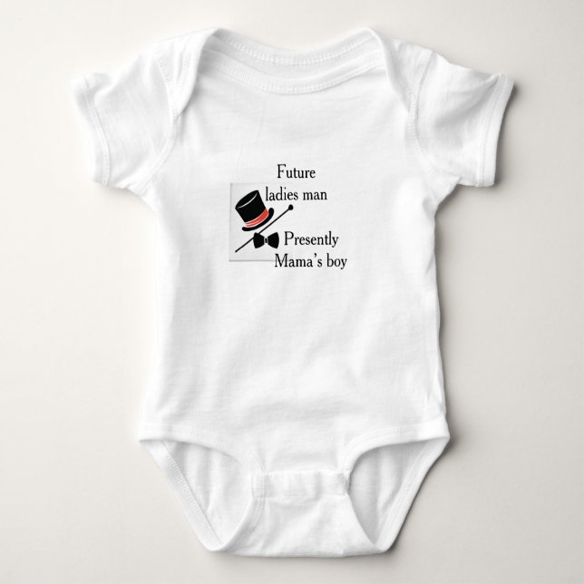 "Future Ladys Man" Baby T - Shirt (Vorderseite)