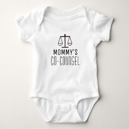 Future Lawyer Baby - Mommy's Co-Counsel Anwalt Strampler