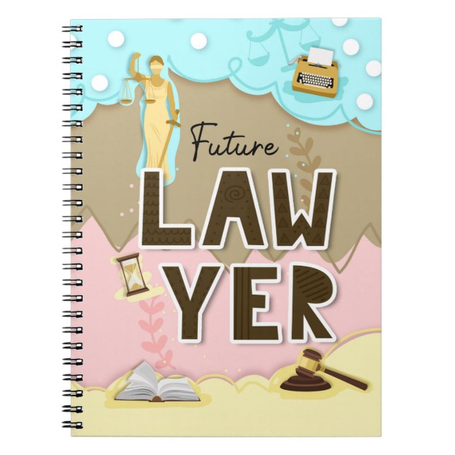 Future Lawyer Notebook Notizblock (Vorderseite)