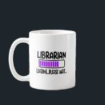 Future Librarian MLS Library Science Studies Gesch Kaffeetasse<br><div class="desc">Dieses phantastische Design ist das ideale Geschenk für alle,  die Bibliothekswissenschaften studieren. Nimm dir heute!</div>