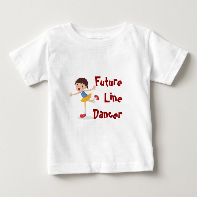 Future Line Tänzer! - Mädchen Baby T-shirt (Vorderseite)