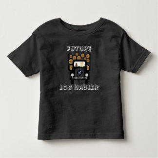 Future Log Hauler Baby Driving Log Truck Kleinkind T-shirt