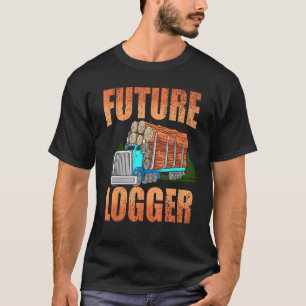 Future Logger Lumberjack Holzkutter Logging Sawmi T-Shirt