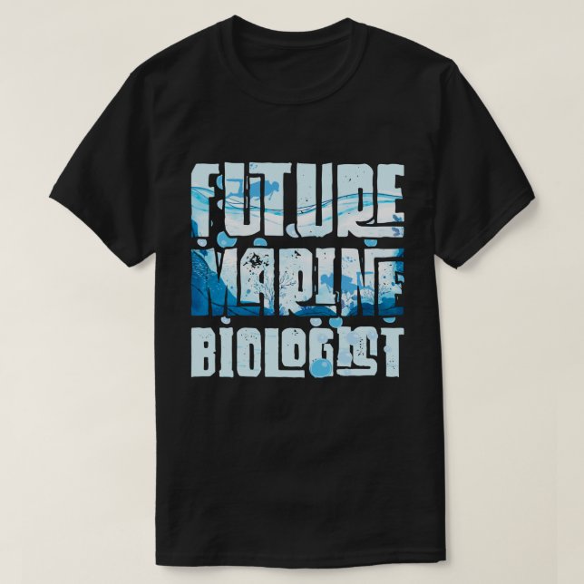 Future Marine Biologe Ocean Student Biology Gift T-Shirt (Design vorne)