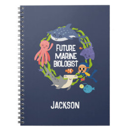 Future Marine Biologe Spiral Notebook Notizblock