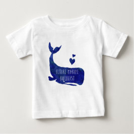 Future Marine Biologe Whale Toddler Girls Shirt