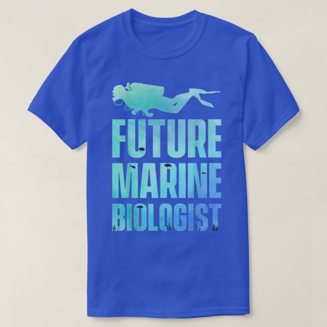 Future Marine Biologist Biology Ocean Science Stud T-Shirt (Design vorne)
