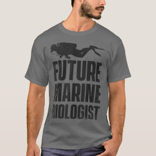 Future Marine Biologist Biology Ocean Science Stud T-Shirt