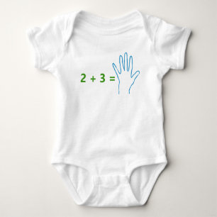 "Future Mathematician" Humorvolle, grundlegende Ma Baby Strampler