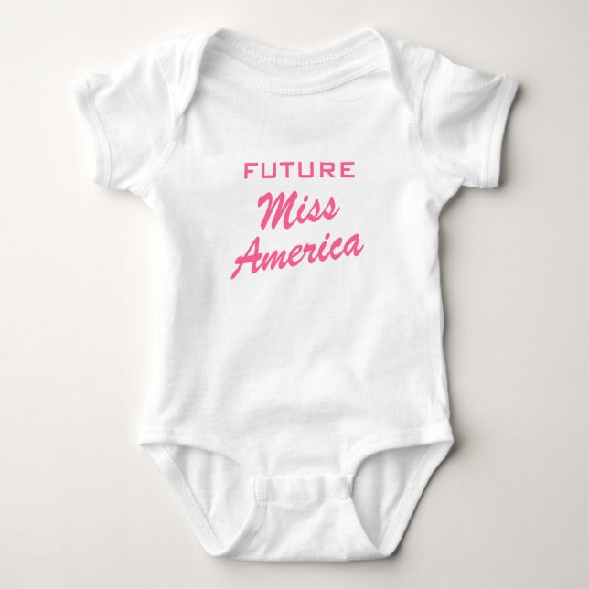 Future Miss America | Babykleidung Baby Strampler (Vorderseite)