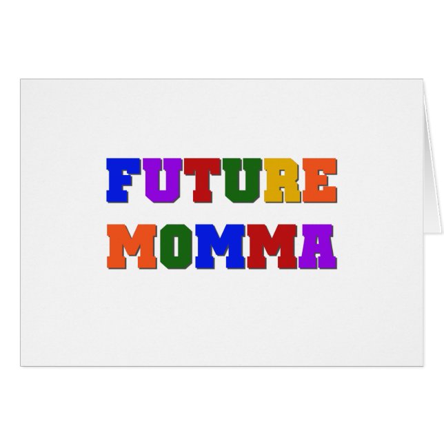 Future Momma Tshirts und Geschenke (Vorderseite (Horizontal))