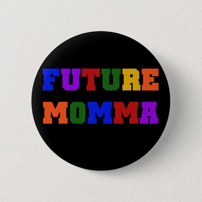 Future Momma Tshirts und Geschenke Button (Vorderseite)