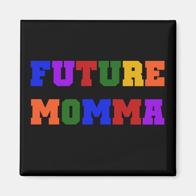 Future Momma Tshirts und Geschenke Magnet (Vorne)