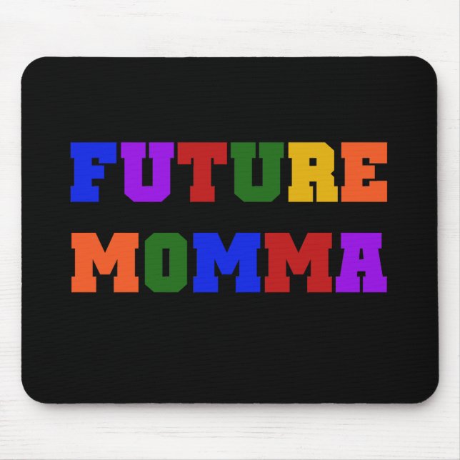 Future Momma Tshirts und Geschenke Mousepad (Vorne)