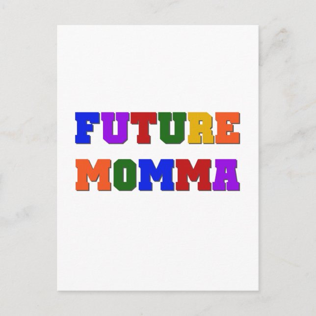 Future Momma Tshirts und Geschenke Postkarte (Vorderseite)