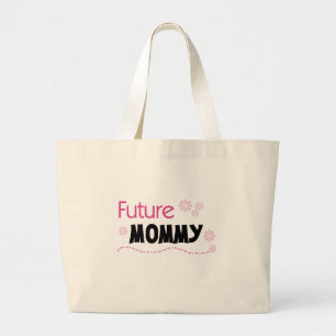 Future Mommy Tshirts und Geschenke Jumbo Stoffbeutel
