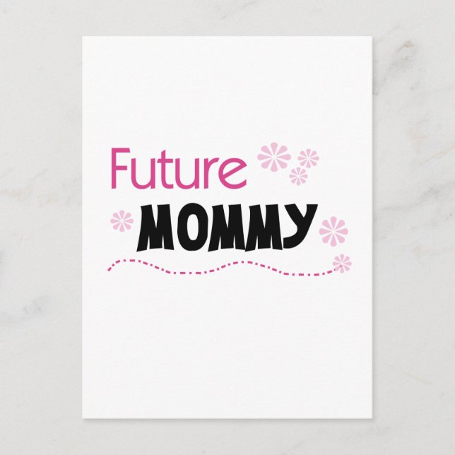 Future Mommy Tshirts und Geschenke Postkarte (Vorderseite)