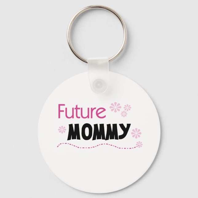 Future Mommy Tshirts und Geschenke Schlüsselanhänger (Vorderseite)