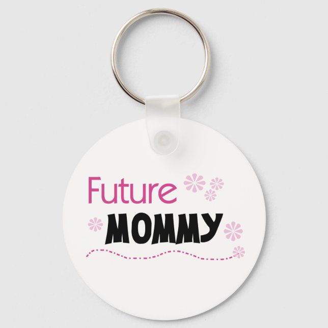 Future Mommy Tshirts und Geschenke Schlüsselanhänger (Vorderseite)