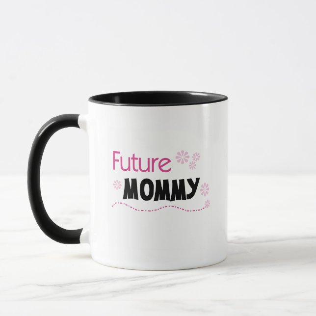 Future Mommy Tshirts und Geschenke Tasse (Links)