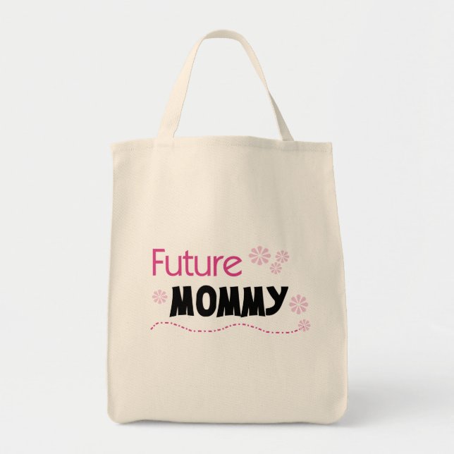 Future Mommy Tshirts und Geschenke Tragetasche (Vorne)