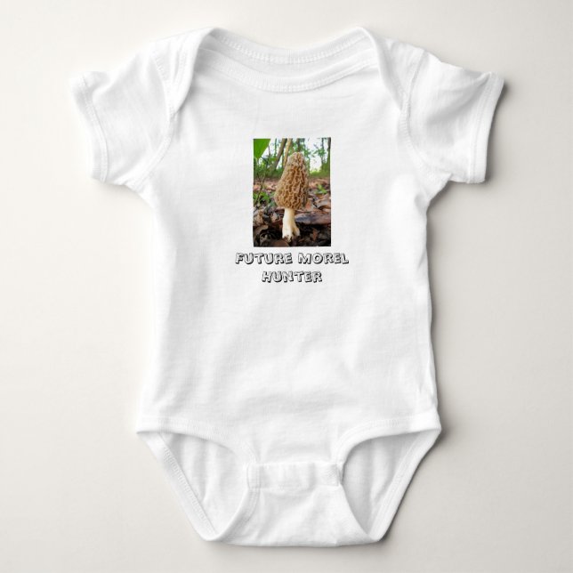 Future Morel Hunter Baby Strampler (Vorderseite)