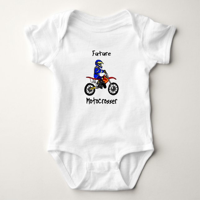 Future Motocross Baby Strampler (Junge) (Vorderseite)