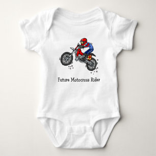 Future Motocross Rider Baby Bodysuit Baby Strampler
