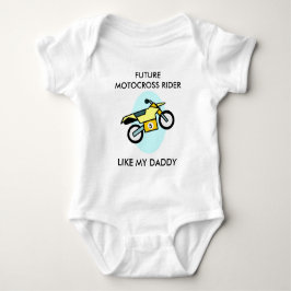 Future Motocross Rider Baby Bodysuit Strampler