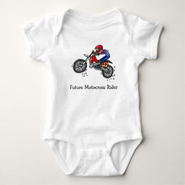 Future Motocross Rider Baby Bodysuit Strampler