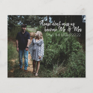 Future Mr. & Mrs. Save The Date Budget Flyer