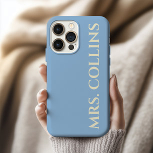 Future Mrs Benutzerdefinete Babyblau-Junggeselli Case-Mate iPhone Hülle