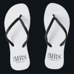 Future Mrs Bride Brautparty Flip Flops<br><div class="desc">Personalisieren Sie den benutzerdefinierten Text oben. Weitere Koordinierungsaufgaben finden Sie in unserer Sammlung "Für die Zukunft Frau".</div>