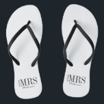 Future Mrs Bride Brautparty Flip Flops<br><div class="desc">Personalisieren Sie den benutzerdefinierten Text oben. Weitere Koordinierungsaufgaben finden Sie in unserer Sammlung "Für die Zukunft Frau".</div>