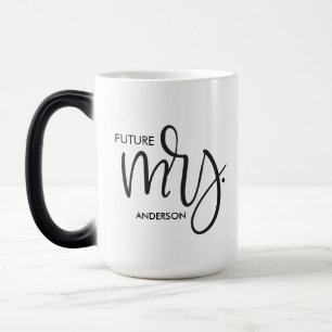 "Future Mrs." Chic Personalisiert Verlobung Tasse