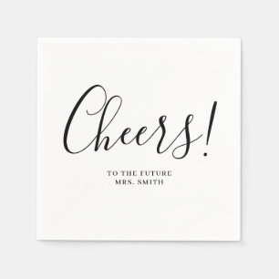 Future Mrs Modern Brautparty Napkins Serviette