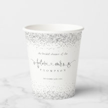 Future Mrs. Name Silver Glitzer Brautparty