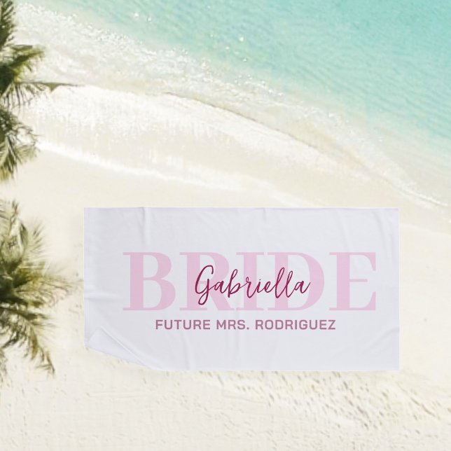 Future Mrs. pool towel, beach blanket Strandtuch (Von Creator hochgeladen)