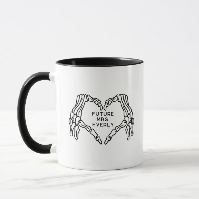 Future Mrs. Tasse Gothic Skeleton Heart Hands (Links)